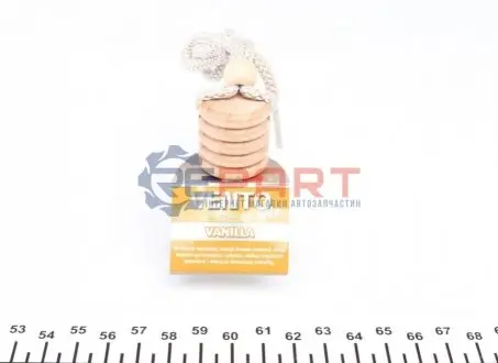 Автомобильный ароматизатор (освежитель) воздуха "ваниль" / VINCI VENTO SOLO REFILL VANILIA 8ML K2 V407 Купить в Украине