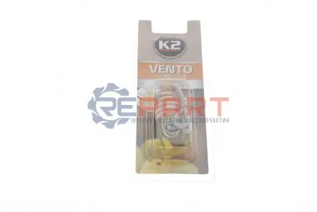 Автомобильный ароматизатор (освежитель) воздух "ваниль", блистер / VINCI VENTO VANILLA 8ML K2 V457 Купить в Украине