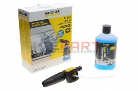 Насадка для пінної чистки Connect 'N' Clean FJ 10C (+Ultra Foam Cleaner) 3in1 Kaercher 2.643-143.0 Купити в Україні
