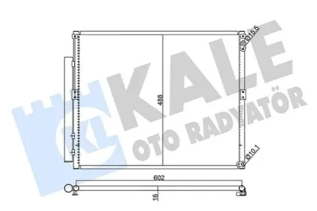 KALE TOYOTA Радіатор кондиціонера (конденсатор) FJ Cruiser,Land Cruiser Prado 120 02 Kale 342470 Купити в Україні