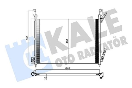 RENAULT Радиатор кондиционера Koleos Kale 342575