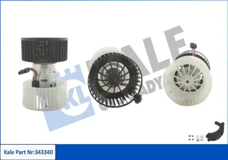 KALE BMW Вентилятор радіатора 3 E46 98 Kale 343340 Купити в Україні