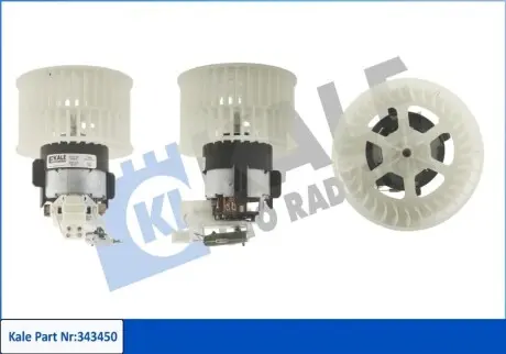KALE OPEL Вентилятор салона Calibra A, Vectra A 88 Kale 343450 Купити в Україні