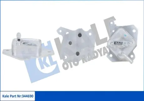 KALE TOYOTA Оливний радіатор Auris,Corolla,Yaris 1.4 D-4D 06 Kale 344690 Купити в Україні