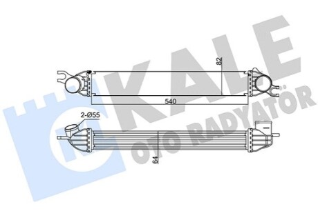 BMW Интеркуллер Mini Cooper,One,Clubman,Countryman,Paceman 1.6 Kale 344860 (фото 1)