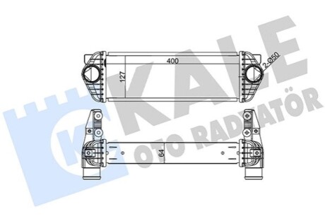 FORD Интеркуллер Transit Connect 1.8TDCi 06- Kale 344920 (фото 1)