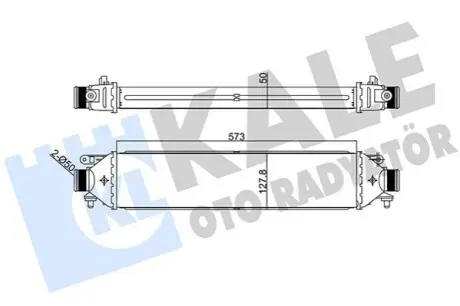 KALE FIAT Інтеркулєр Bravo II,Doblo,Punto,Grande Punto,Opel Combo Tour 1.3d/2.0 Kale 346400 Купити в Україні