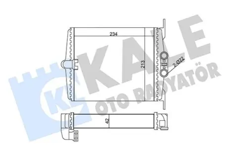 KALE DB Радіатор опалення S-Class W140 Kale 346630 Купити в Україні