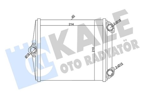 DB Радіатор опалення W126 79- Kale 346645