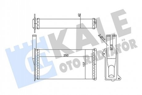 Радіатор печі Kale 346760 (фото 1)