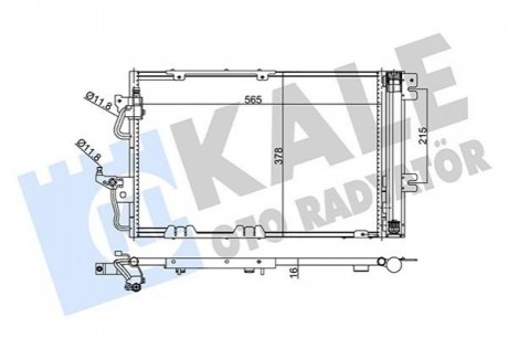 OPEL Радіатор кондиціонера Astra H 05- Kale 350650 (фото 1)
