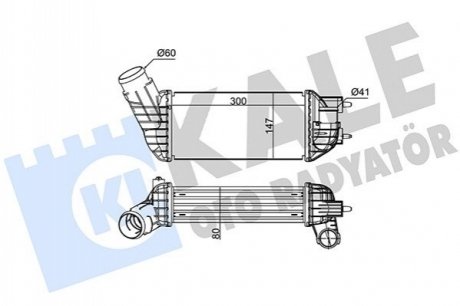 CITROEN Интеркуллер C4 II,Grand Picasso,DS4/5,Peugeot 3008/308/5008 2.0HDI Kale 350825 (фото 1)