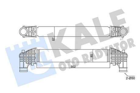 VW Інтеркулєр Sharan,Ford Galaxy,Seat 1.8T/1.9TDI 95- Kale 352420