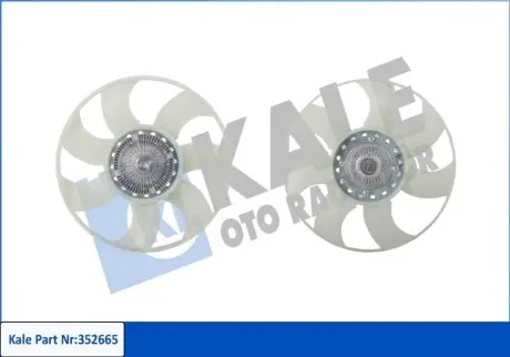 KALE FORD віскомуфта к-кт вентилятора радіатора Transit 2.4DI/TDE 00 Kale 352665 Купити в Україні