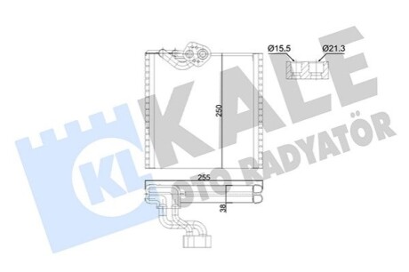 RENAULT Випарник Kangoo 08- Kale 352995