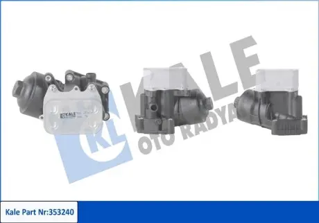 KALE VW Масляный радиатор Polo, Skoda Fabia II, Roomster 09- Kale 353240 Купить в Украине
