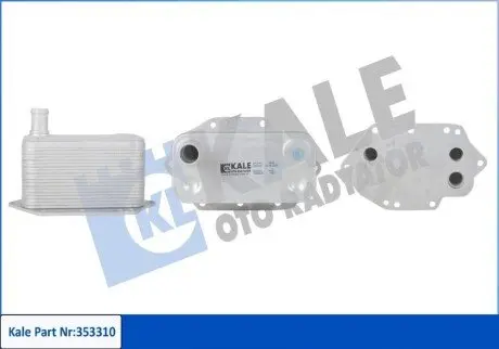 Радіатор масляний BMW 3/5/6/7/X3/X5/X6 (N57) 02-13 (теплообменник) Kale 353310 Купити в Україні