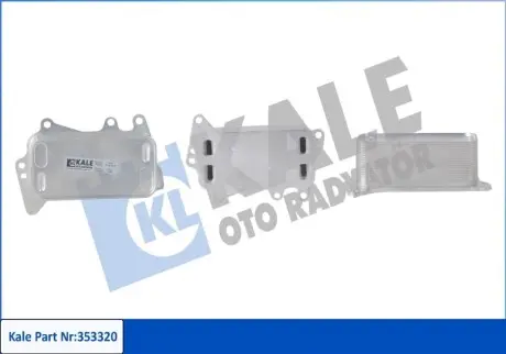 KALE BMW Оливний радіатор 3 F30,4,5 F10,7 F01,X3 F25,X4,X5 F15,X6 F16 3.0d Kale 353320 Купити в Україні