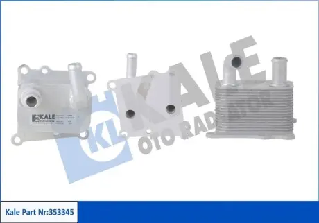 KALE FORD Оливний радіатор C-Max,Fiesta IV,Focus,Galaxy,Mondeo IV,Transit Connect 1.8TDCi 02 Kale 353345 Купити в Україні