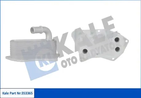 KALE OPEL Масляний радіатор Astra H,J,Meriva,Zafira Kale 353365 Купити в Україні