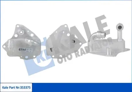 KALE FIAT Оливний радіатор (без корпуса) Bravo II, Doblo, Linea, Opel Combo 12 Kale 353375 Купити в Україні