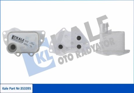 OPEL Масляный радиатор Astra J,Corsa D,Meriva 10- Kale 353395