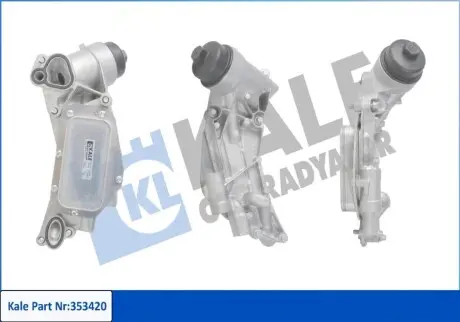 KALE OPEL Оливний радіатор Astra H, J, Insignia, Mokka, Vectra C, Chevrolet Aveo, Cruze Kale 353420 Купити в Україні