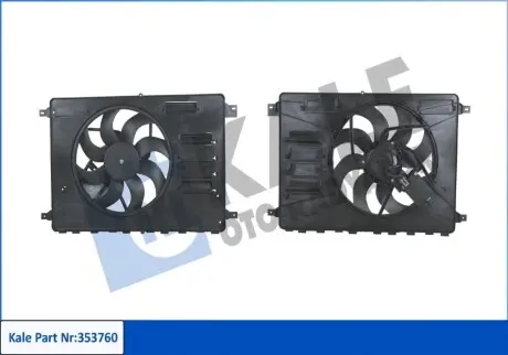 KALE FORD Вентилятор радіатора Galaxy, Kuga I, Mondeo IV, S-Max 1.6/2.0TDCi 06 Kale 353760 Купити в Україні