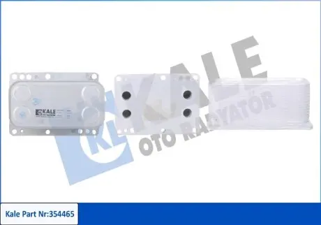 KALE RENAULT Масляный радиатор Espace IV,Koleos,Grand Scenic III,Laguna II,III,Latitude,Megane II,III,Trafic II,Opel Vivaro,Nissan Qashqai,X-Trail 2.0dCi (NRF 31339) Kale 354465 Купить в Украине