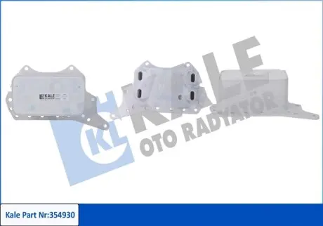 KALE RENAULT Масляный радиатор Grand Scenic IV,Espace V,Megane IV,Talisman,Trafic III,Opel Vivaro,nissan,DB Vito,Fiat 1.6dCi 14- Kale 354930 Купить в Украине