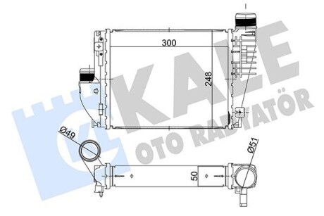 CITROEN Інтеркулер JUMPY III 16-, SPACETOURER 16-, FIAT, OPEL, TOYOTA Kale 358705