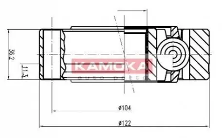 ШРКШ (внутрішній) MB Vito (W638) 2.2CDI 99-03 (30x122) KAMOKA 8047 Купити в Україні