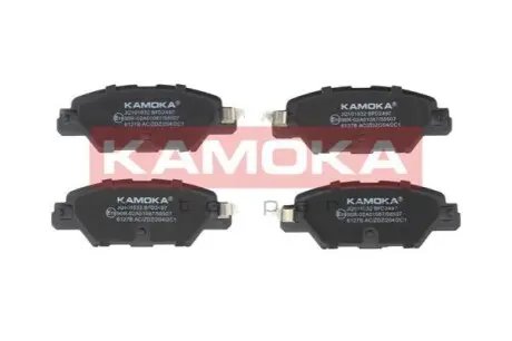 Комплект тормозных колодок, дисковый тормоз KAMOKA JQ101032 Купити в Україні