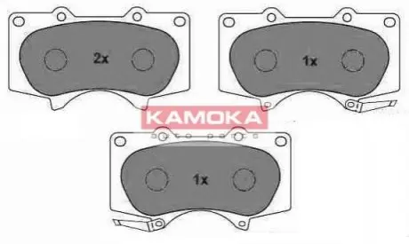 Колодки гальмівні (передні) Toyota Land Cruiser Prado/Hilux 03-/Lexus GX 02-10 (Sumitomo) KAMOKA JQ101111 Купити в Україні
