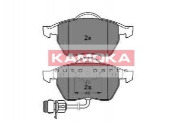 Тормозные колодки, дисковый тормоз.) KAMOKA JQ1011180