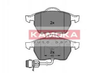 Колодки гальмівні (передні) Audi 100 90-94/Audi A6 94-97 (+датчики) KAMOKA JQ1011180 Купити в Україні