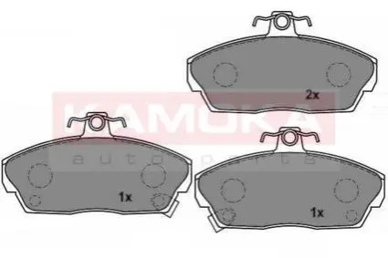 Колодки гальмівні (передні) Honda Civic VI/VII 94-05/Concerto 89-95/Rover 400 90-00 (17.5x129.3x68.6) KAMOKA JQ1011226 Купити в Україні