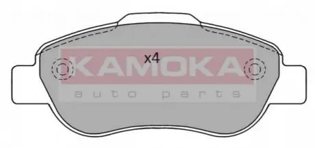 Гальмівні колодки, дискове гальмо (набір) KAMOKA JQ101152 Купити в Україні