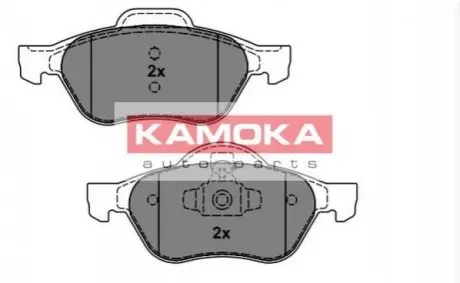 Гальмівні колодки, дискове гальмо (набір) KAMOKA JQ101162 Купити в Україні