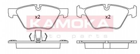 Гальмівні колодки дискові BMW 5 (F10/F11) 10- KAMOKA JQ101175