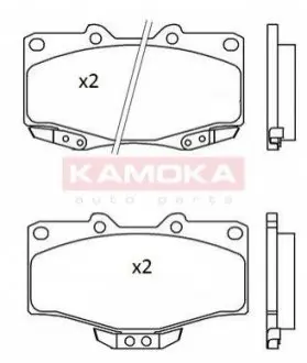 Гальмівні колодки KAMOKA JQ101184 Купити в Україні