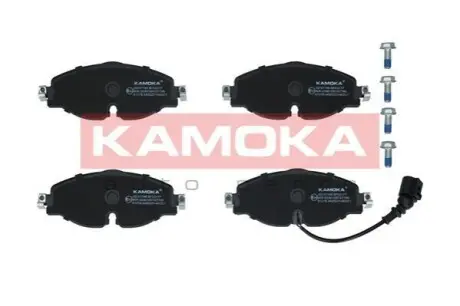 Колодки гальмівні (передні) Audi A3/Q2/Q3/Seat/Skoda Octavia/Kodiaq/VW Golf/Passat B8 12-(+датчик) KAMOKA JQ101186 Купити в Україні