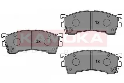 Фото Колодки гальмівні (передні) Mazda 626 IV/V 91-02/MX-6 92-97/Ford USA Probe 93-98 KAMOKA (JQ1011900) зображення 1