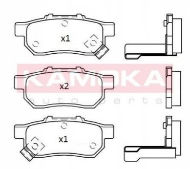 Тормозные колодки дисковые KAMOKA JQ101191