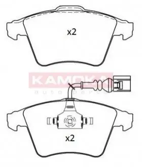 Гальмiвнi колодки дисковi VW TOUAREG 02-10 KAMOKA JQ101213 Купити в Україні