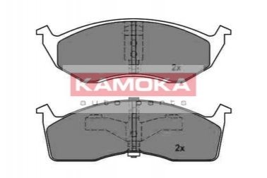 Гальмівні колодки, дискове гальмо (набір) - KAMOKA JQ1012196