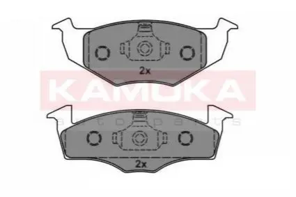 Колодки гальмівні (передні) Seat Cordoba/Ibiza II 93-02/VW Golf III 91-99/Polo 95-02 KAMOKA JQ1012576 Купити в Україні