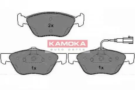 Колодки гальмівні (передні) Alfa Romeo 145/146/156/GT/GTV/Spider/Fiat Bravo 95-05 KAMOKA JQ1012598