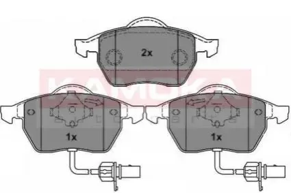 Колодки гальмівні (передні) Audi A4/A6/Skoda Superb/VW Passat 1.9TDI/2.5TDI 95 KAMOKA JQ1012646 Купити в Україні