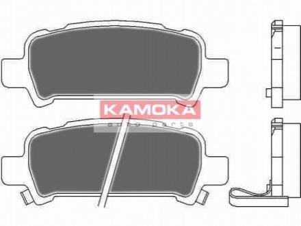 Тормозные колодки, дисковый тормоз.) KAMOKA JQ1012666 (фото 1)